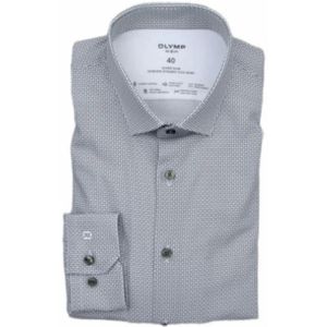 Olymp, Heren, Overhemden, Grijs, Maat: 2XL