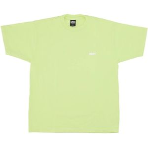 Obey, Heren, Tops, Groen, Maat: S Katoen,