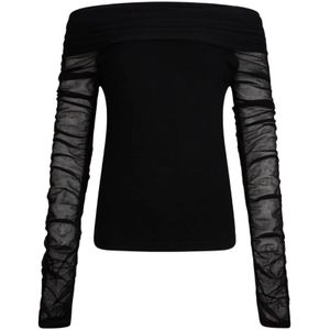 Liu Jo, Dames, Tops, Zwart, Maat: M