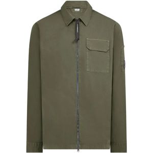 C.p. Company, Heren, Jassen, Groen, Maat: M Katoen,