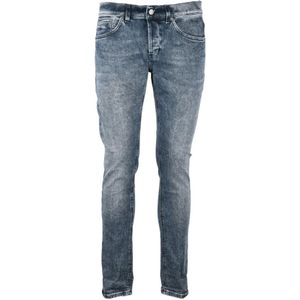 Dondup, Heren, Jeans, Blauw, Maat: W35 Katoen,