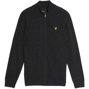 Lyle & Scott - Cardigan - Zwart - Lamswolmix