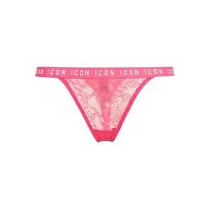 Dsquared2 Kant string , Pink , Dames , Maat: XL