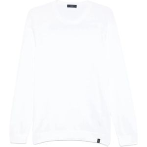 Fay, Heren, Truien, Wit, Maat: S Katoen,