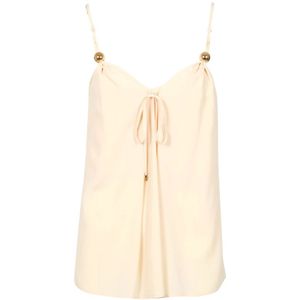 Simona Corsellini, Dames, Tops, Oranje, Maat: M Acryl,