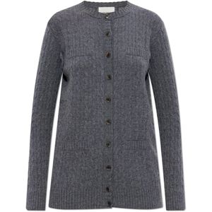 Lisa Yang, Dames, Truien, Grijs, Maat: XS Kasjmier,