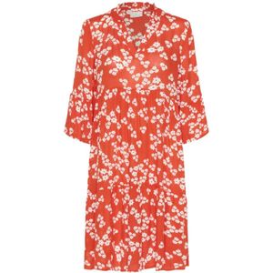 Kaffe - KAhera Amber Dress Printed - Veelkleurige Jurk - Korte Lengte
