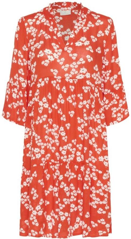 Kaffe - KAhera Amber Dress Printed - Veelkleurige Jurk - Korte Lengte