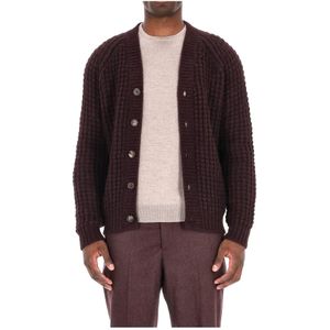 Roberto Collina, Heren, Truien, Rood, Maat: XL Wol,