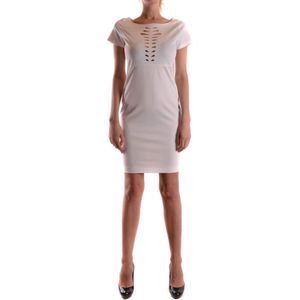 Pinko, Dames, Jurken, Wit, Maat: M Viscose,