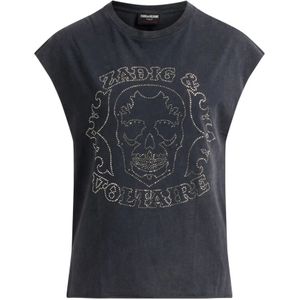 Zadig & Voltaire, Dames, Tops, Zwart, Maat: XS