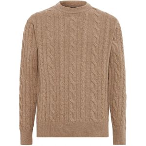 Boggi Milano, Heren, Truien, Bruin, Maat: S Wol,