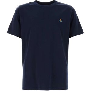 Vivienne Westwood, Heren, Tops, Blauw, Maat: XS Katoen,