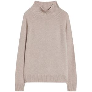 Weekend Max Mara, Dames, Truien, Beige, Maat: S Kasjmier,