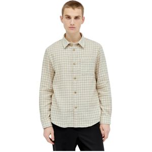 A.p.c., Heren, Overhemden, Beige, Maat: XL Katoen,