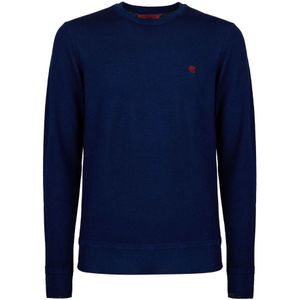 Gallo, Heren, Truien, Blauw, Maat: L Wol,