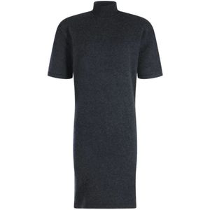 Jacquemus, Dames, Jurken, Grijs, Maat: S Polyamide,