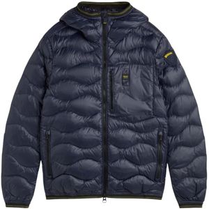 Blauer, Heren, Jassen, Blauw, Maat: M Nylon,