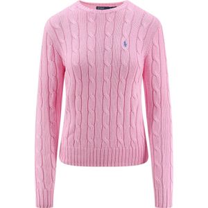 Polo Ralph Lauren - Geribbelde Crewneck Sweater - Roze - Dames