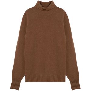 Drumohr, Heren, Truien, Bruin, Maat: 3XL Wol,