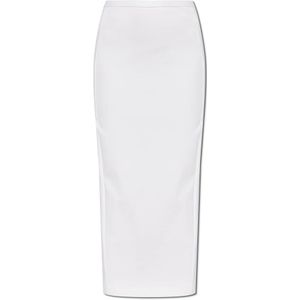 Max Mara, Dames, Rokken, Wit, Maat: 2XS Katoen,