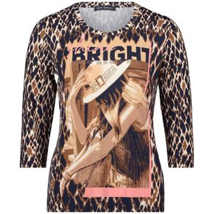 Betty Barclay - Bloemen Basic T-shirt - Veelkleurig - Dames