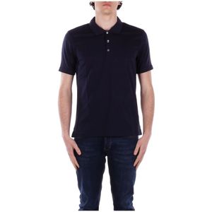 Fay, Heren, Tops, Blauw, Maat: 2XL Katoen,