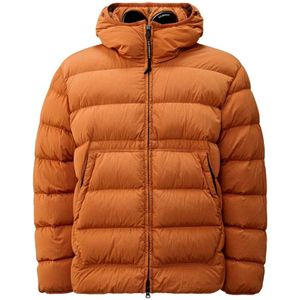 C.p. Company, Heren, Jassen, Oranje, Maat: L Nylon,