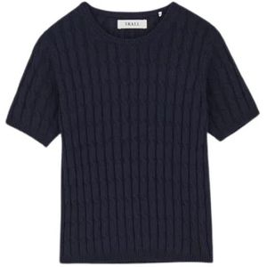 Skall Studio, Dames, Truien, Blauw, Maat: XS Katoen,