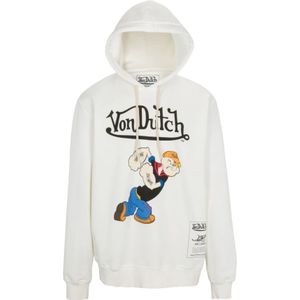 VON Dutch, Heren, Sweatshirts & Hoodies, Wit, Maat: M