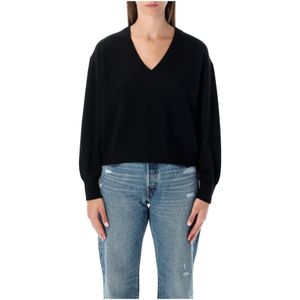 American Vintage, Dames, Truien, Zwart, Maat: M Wol,