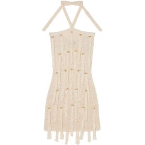 Alanui, Dames, Jurken, Beige, Maat: XS