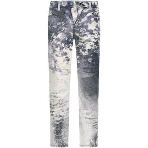 Roberto Cavalli, Heren, Jeans, Blauw, Maat: W32 Katoen,