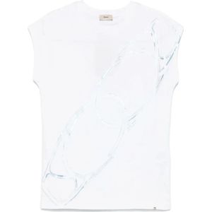 Herno, Dames, Tops, Wit, Maat: XS Katoen,