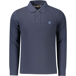 Timberland, Heren, Tops, Blauw, Maat: M Katoen,