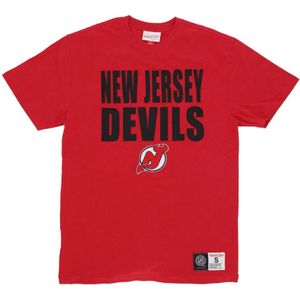 Mitchell & Ness, Heren, Tops, Rood, Maat: L Katoen,