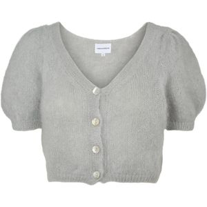 Americandreams, Dames, Truien, Grijs, Maat: S Wol,