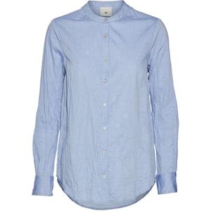 Heartmade, Dames, Blouses & Shirts, Blauw, Maat: 2XS Katoen,