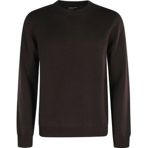 Roberto Collina, Heren, Truien, Bruin, Maat: XL Wol,