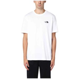 The North Face, Heren, Tops, Wit, Maat: XL Katoen,