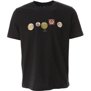 PS By Paul Smith, Heren, Tops, Zwart, Maat: XL Katoen,