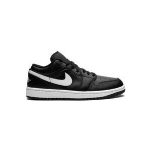 Nike Air Jordan 1 Low Mixte Zwarte Sneakers , Black , Heren , Maat: 36 1/2 EU
