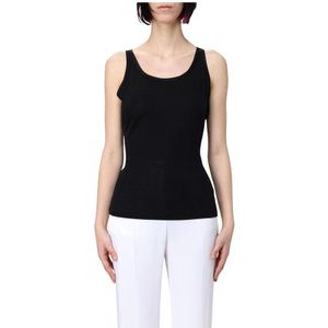 Hugo, Dames, Tops, Zwart, Maat: L