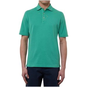 Filippo De Laurentiis, Heren, Tops, Groen, Maat: XL Katoen,