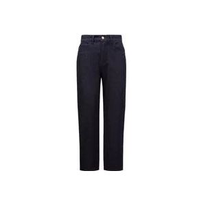 Moncler Hoge Taille Cropped Jeans , Blue , Dames , Maat: XS