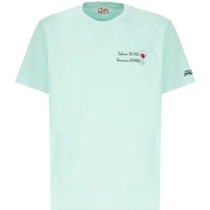 Saint Barth, Heren, Tops, Groen, Maat: S Katoen,