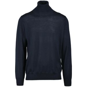 Emporio Armani, Heren, Truien, Blauw, Maat: 4XL Wol,