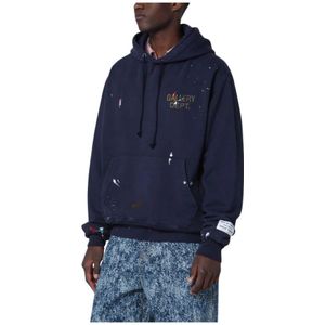 Gallery Dept., Heren, Sweatshirts & Hoodies, Blauw, Maat: 2XL Katoen,