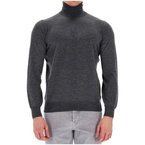 Brunello Cucinelli, Heren, Truien, Grijs, Maat: M Wol,