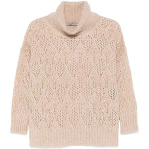 D.Exterior, Dames, Truien, Beige, Maat: S